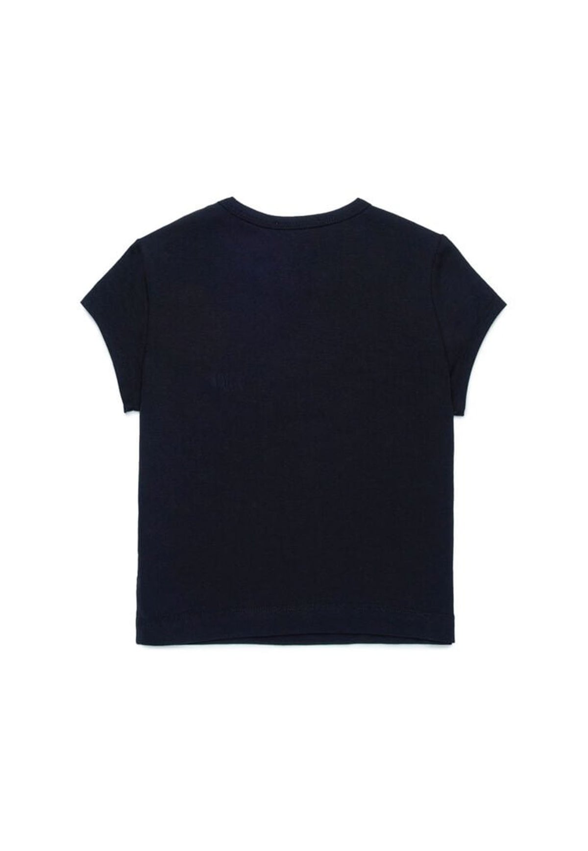 T-shirt bambina Diesel nera in cotone | ViaMonte Shop