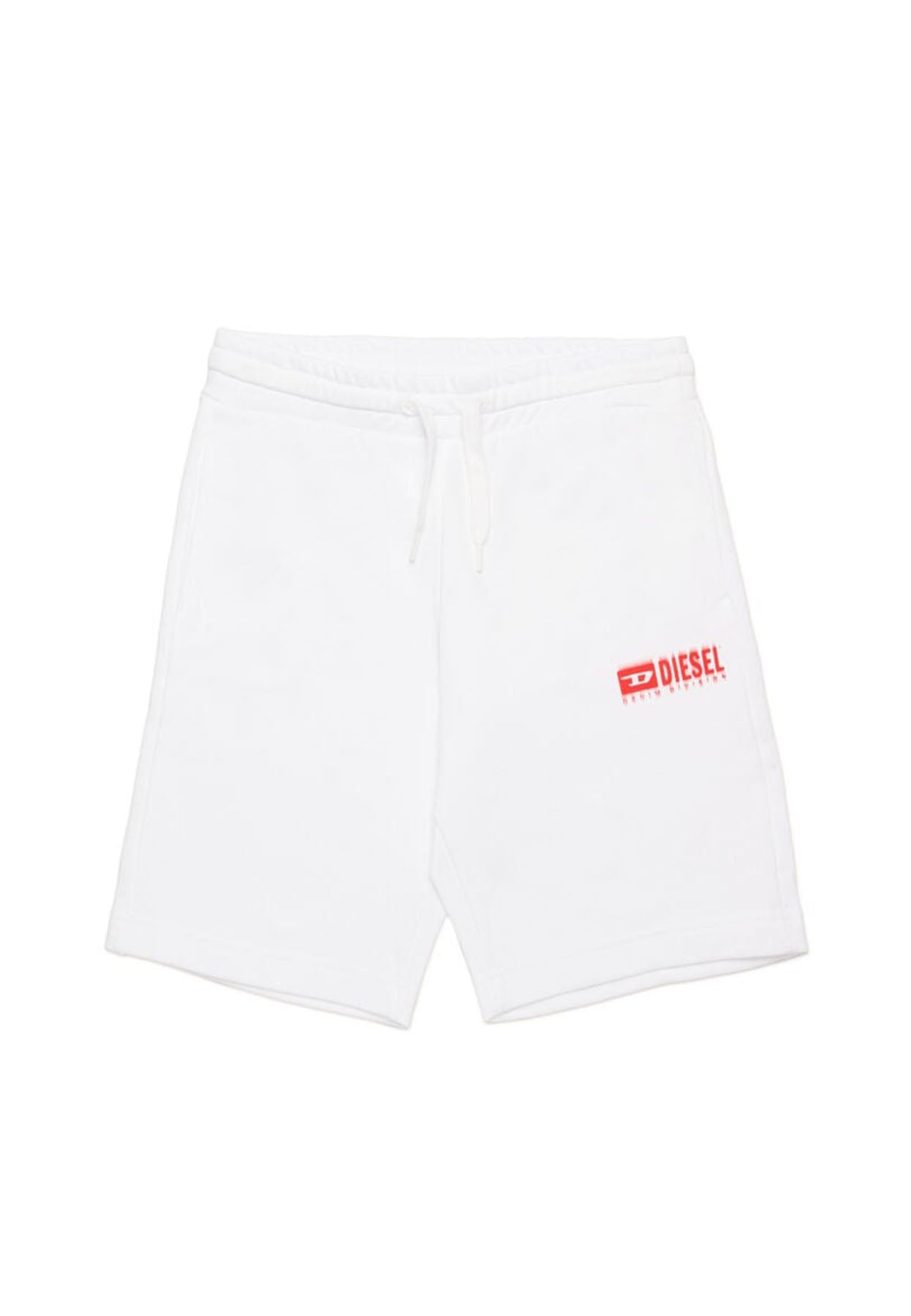 Bermuda bambino Diesel bianco in cotone | ViaMonte Shop