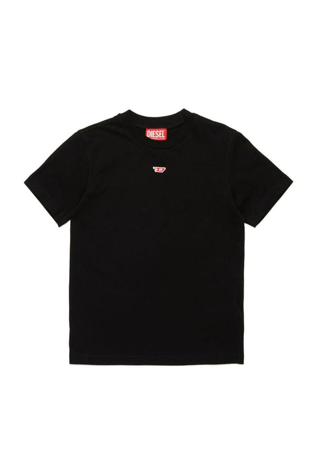 T-shirt bambino Diesel nera in cotone | ViaMonte Shop