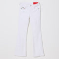 Jeans Jogg bootcut-D-Arry bambina Diesel bianco in cotone stretch | ViaMonte Shop