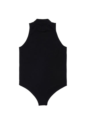 Body bambina Diesel nero in cotone elasticizzato | ViaMonte Shop