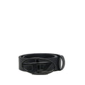 Cintura bambino Diesel nera in pelle | ViaMonte Shop