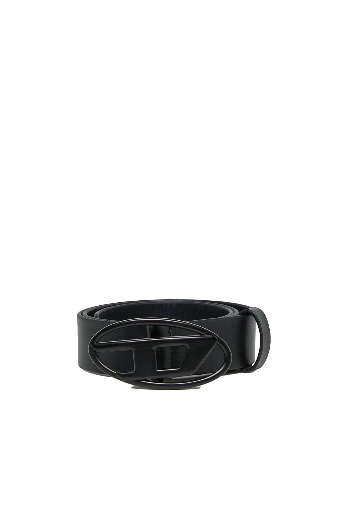 Cintura bambino Diesel nera in pelle | ViaMonte Shop
