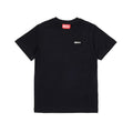 T-shirt bambino Diesel nera in cotone | ViaMonte Shop