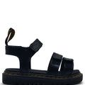 Sandali bambina Dr Martens neri in pelle | ViaMonte Shop
