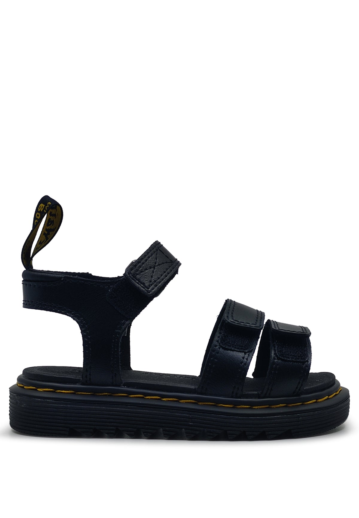 Sandali bambina Dr Martens neri in pelle | ViaMonte Shop
