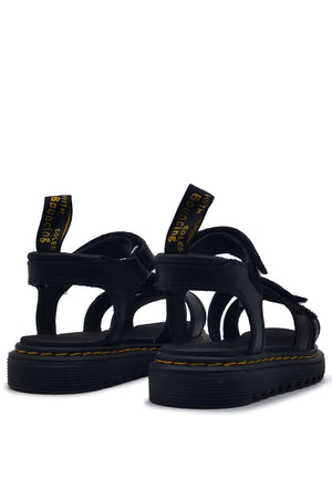 Sandali bambina Dr Martens neri in pelle | ViaMonte Shop