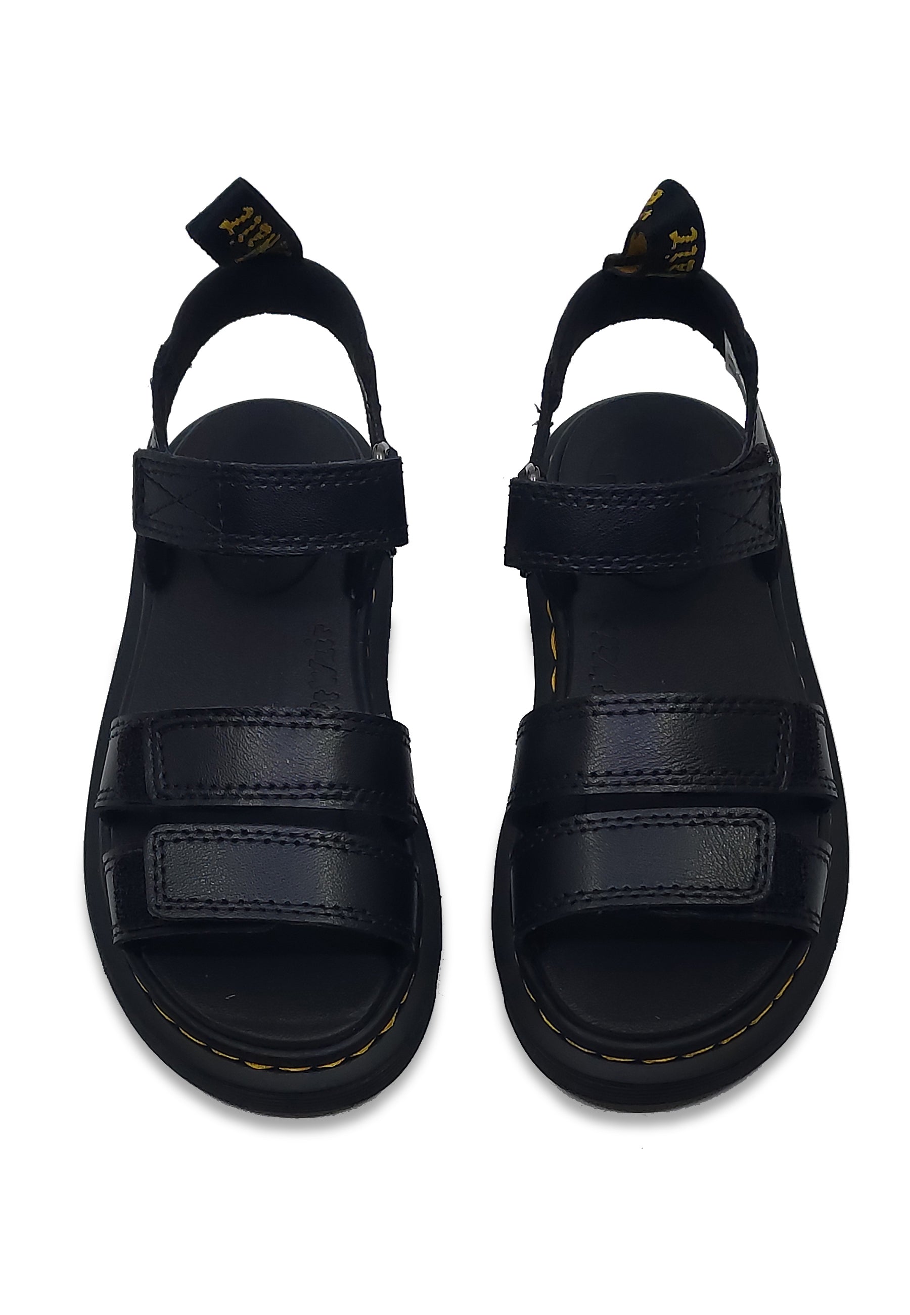 Sandali bambina Dr Martens neri in pelle | ViaMonte Shop