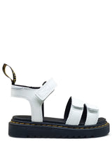 Sandali bambina Dr Martens bianchi in pelle | ViaMonte Shop