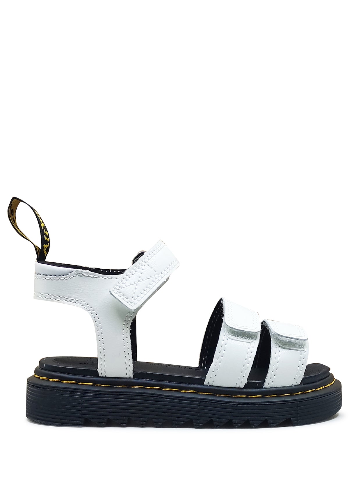 Sandali bambina Dr Martens bianchi in pelle | ViaMonte Shop