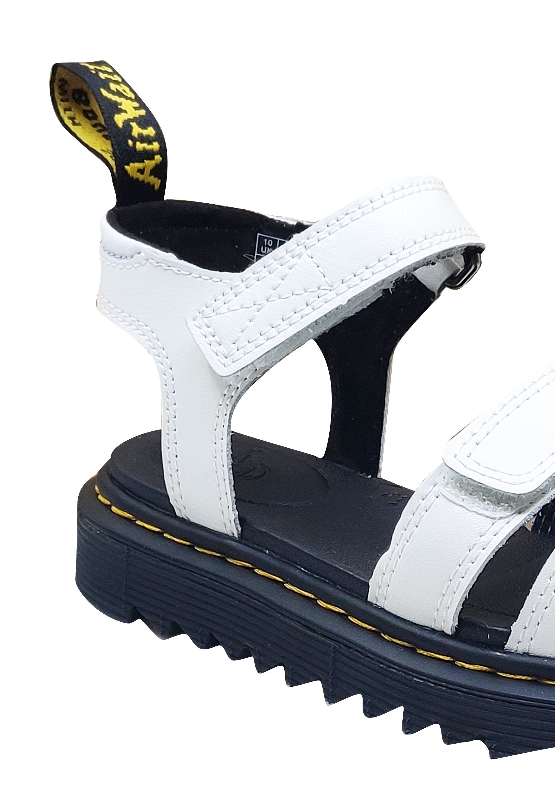 Sandali bambina Dr Martens bianchi in pelle | ViaMonte Shop