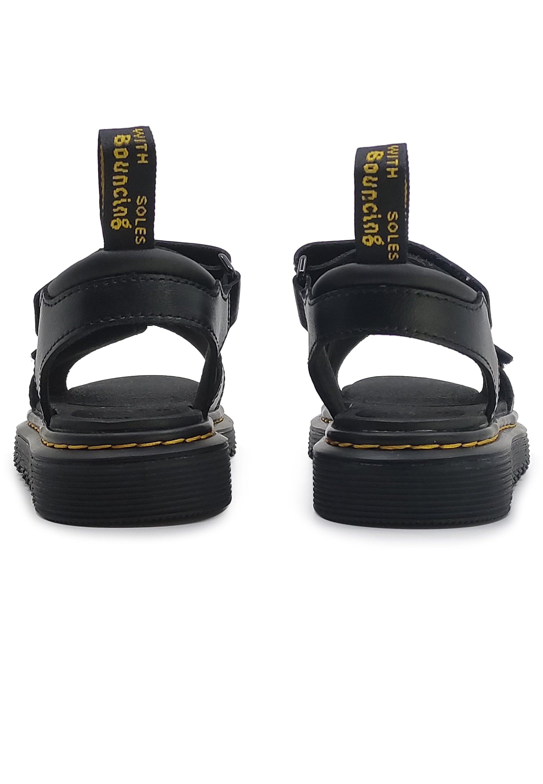 Sandali bambina Dr. Martens Vossie nero in pelle | ViaMonte Shop