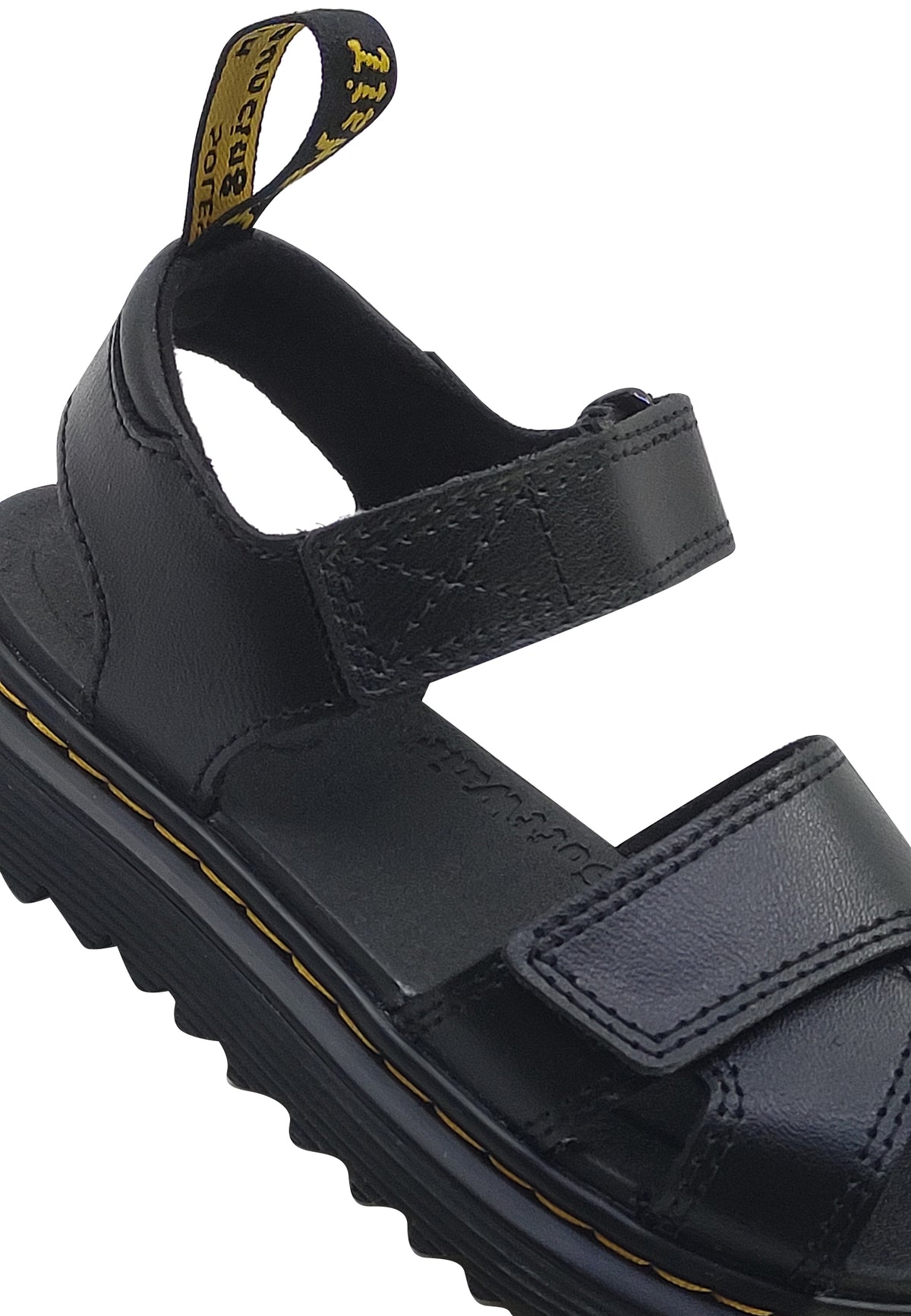 Sandali bambina Dr. Martens Vossie nero in pelle | ViaMonte Shop