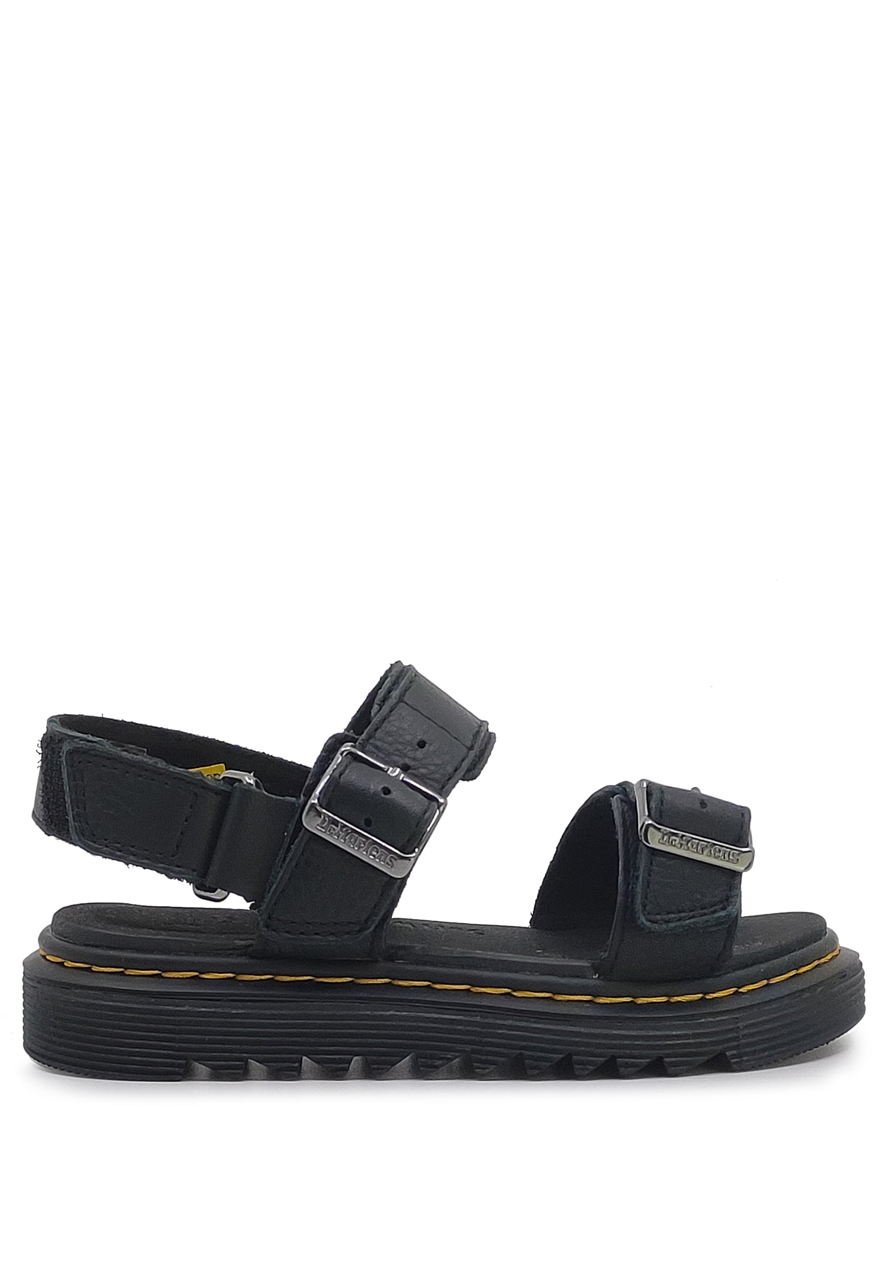 Sandalo bambino Dr.Martens Kyle nero in pelle | ViaMonte Shop