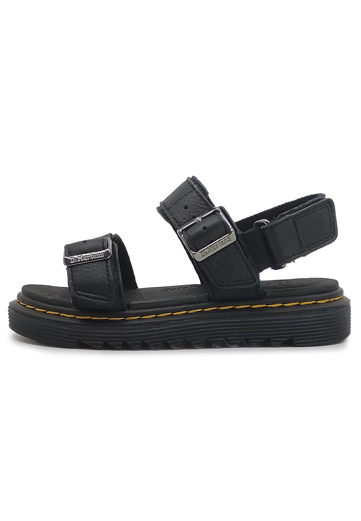 Sandalo bambino Dr.Martens Kyle nero in pelle | ViaMonte Shop