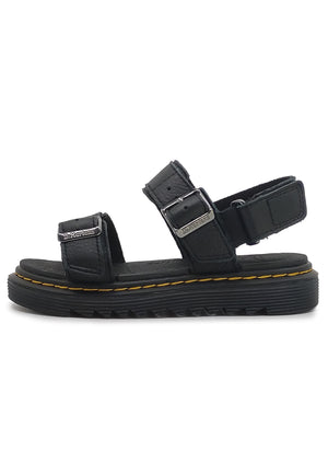 Sandalo bambino Dr.Martens Kyle nero in pelle | ViaMonte Shop