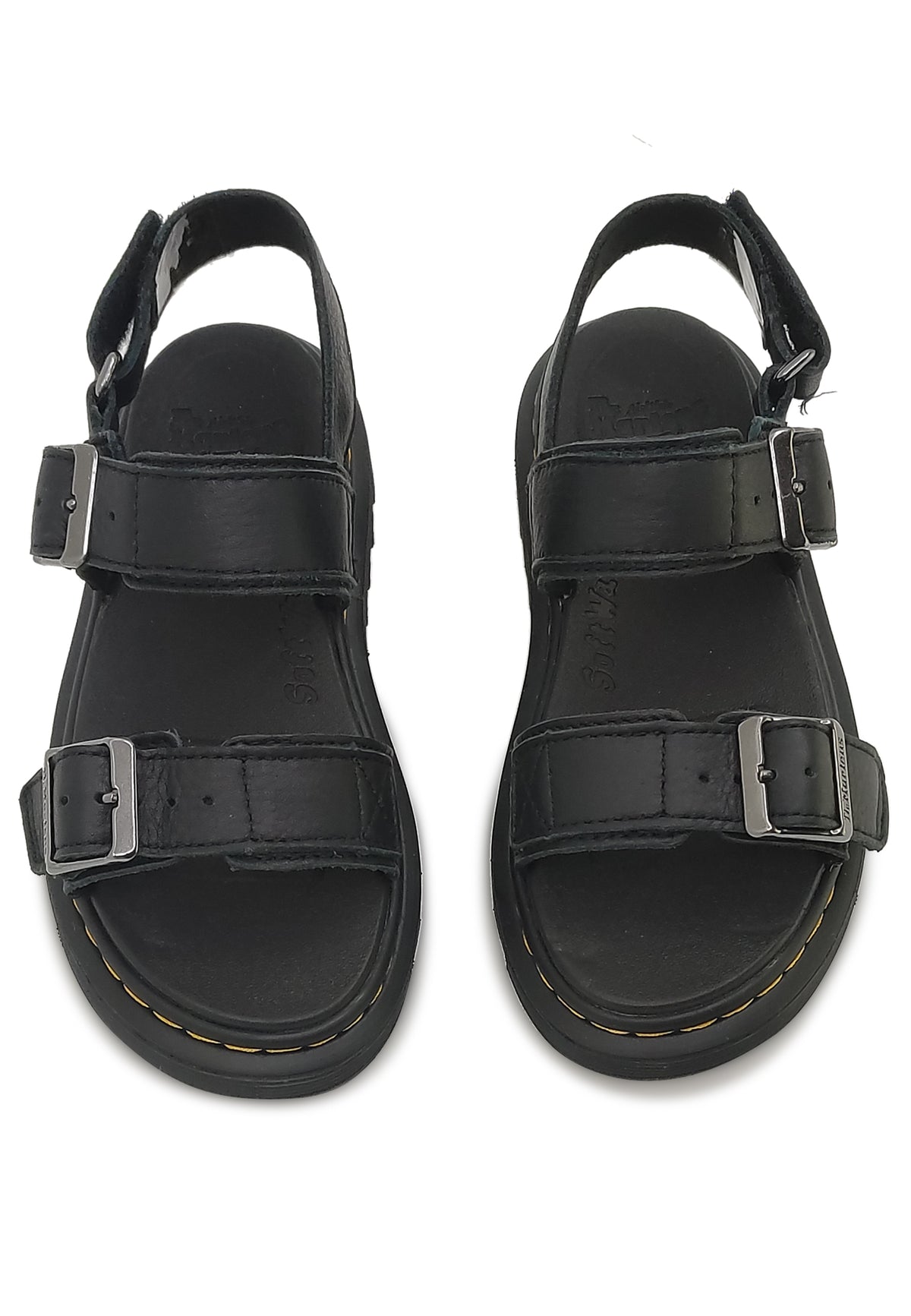 Sandalo bambino Dr.Martens Kyle nero in pelle | ViaMonte Shop