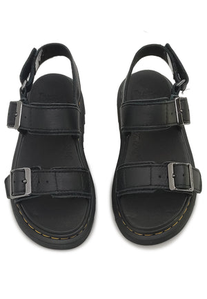 Sandalo bambino Dr.Martens Kyle nero in pelle | ViaMonte Shop