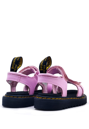 Sandali bambina Dr Martens rosa in pelle | ViaMonte Shop
