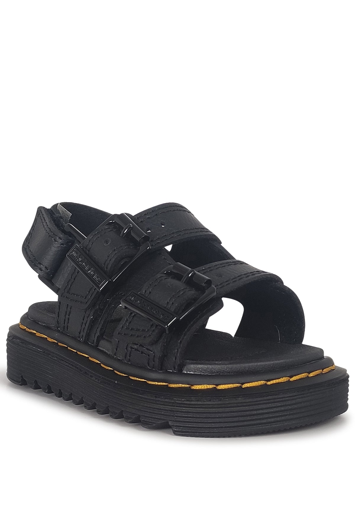 Sandali bambino Dr Martens Varel neri in pelle | ViaMonte Shop