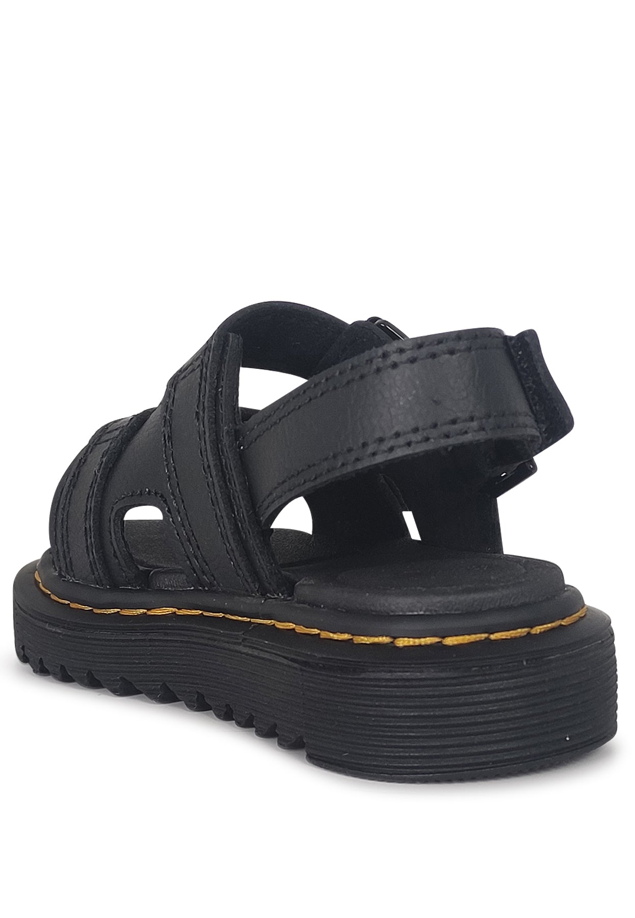 Sandali bambino Dr Martens Varel neri in pelle | ViaMonte Shop