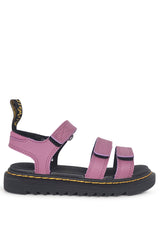 Sandali bambina Dr Martens Klaire viola in pelle | ViaMonte Shop