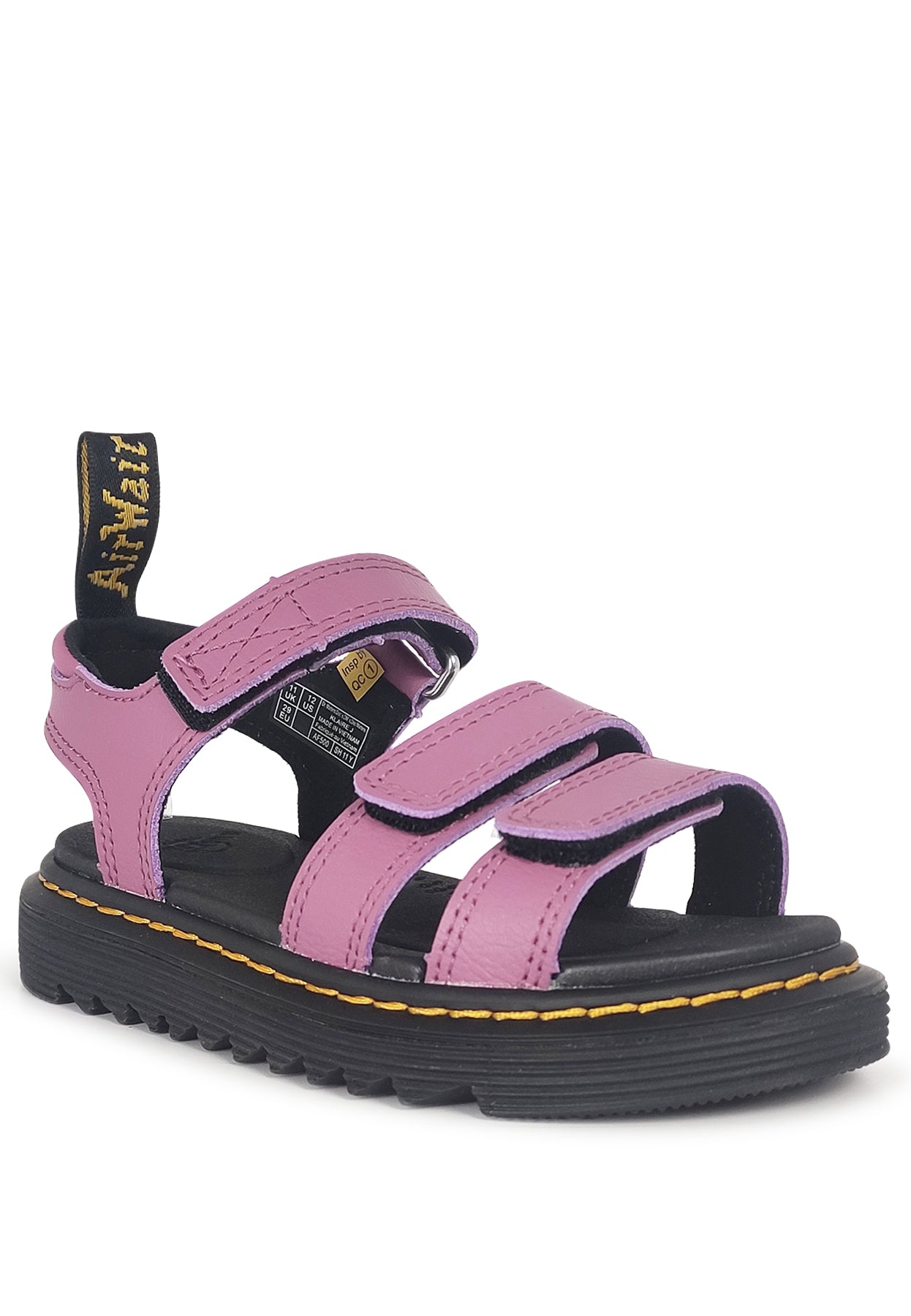 Sandali bambina Dr Martens Klaire viola in pelle | ViaMonte Shop