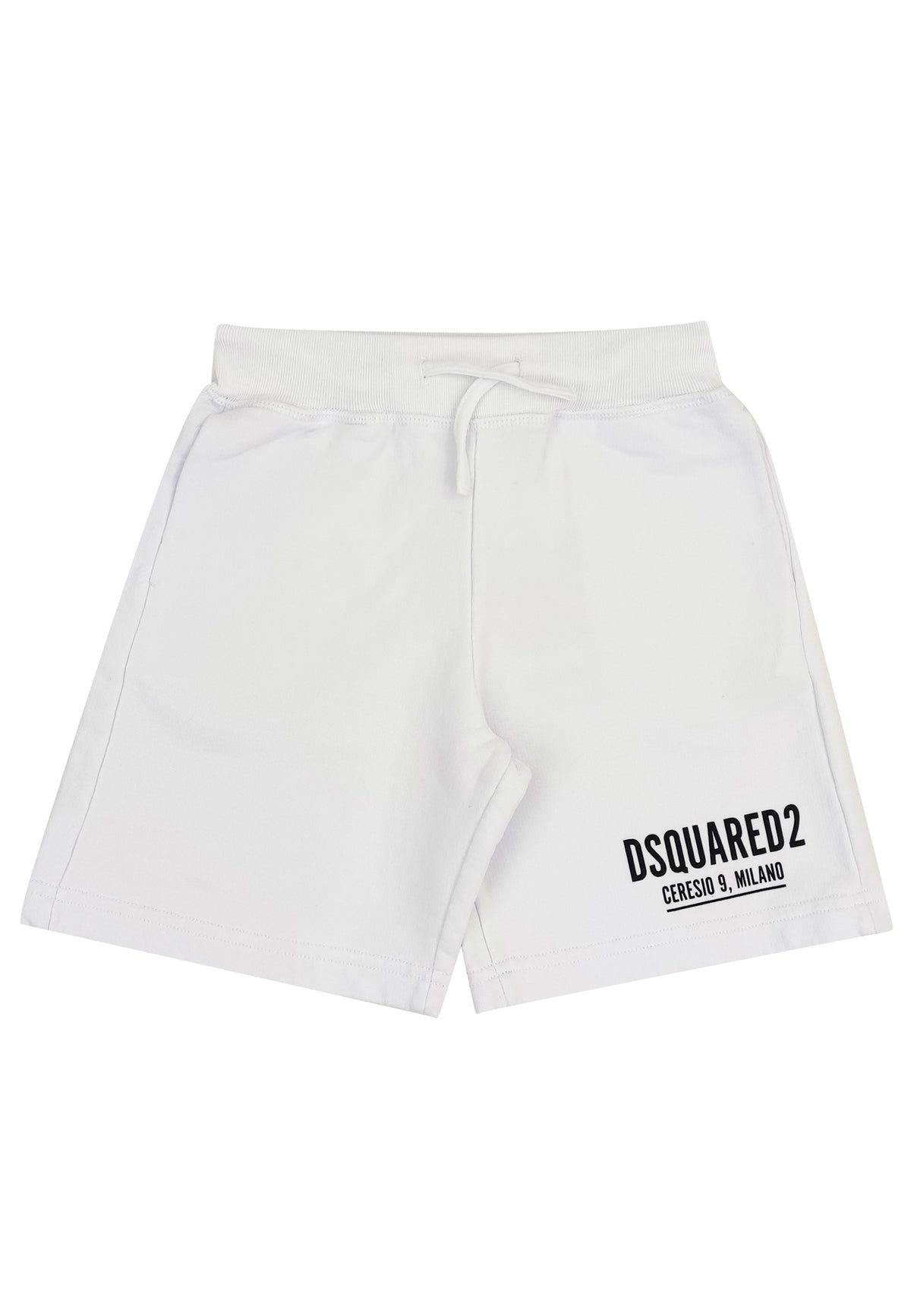Dsquared2 bermuda bianco bambino in cotone | ViaMonte Shop