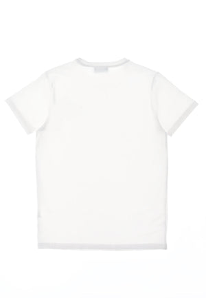 T-shirt bambino Dsqured2 bianca in cotone | ViaMonte Shop