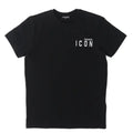 T-shirt bambino Dsqured2 nera in cotone | ViaMonte Shop
