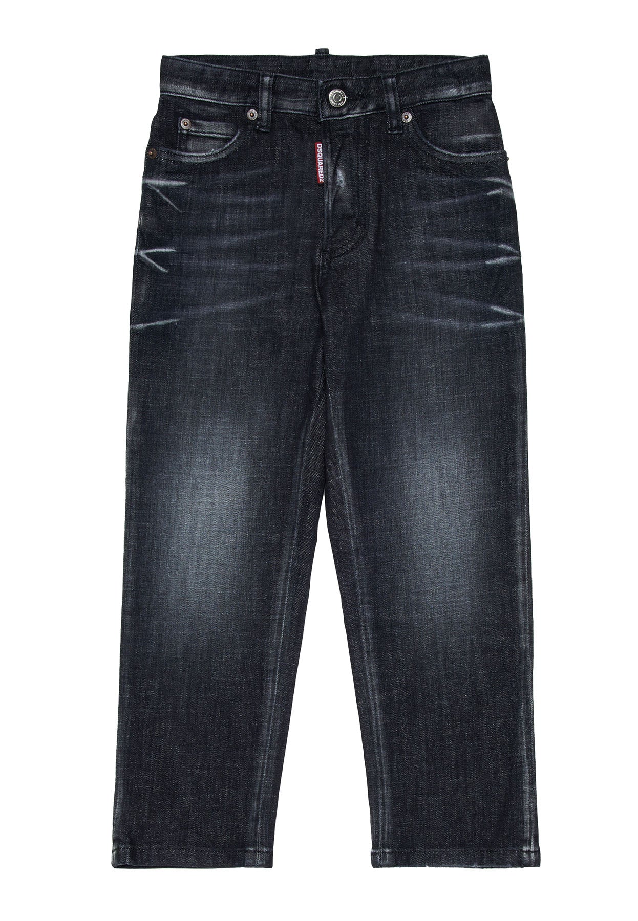 Jeans Boss 10 bambino Dsquared2 nero in denim | ViaMonte Shop