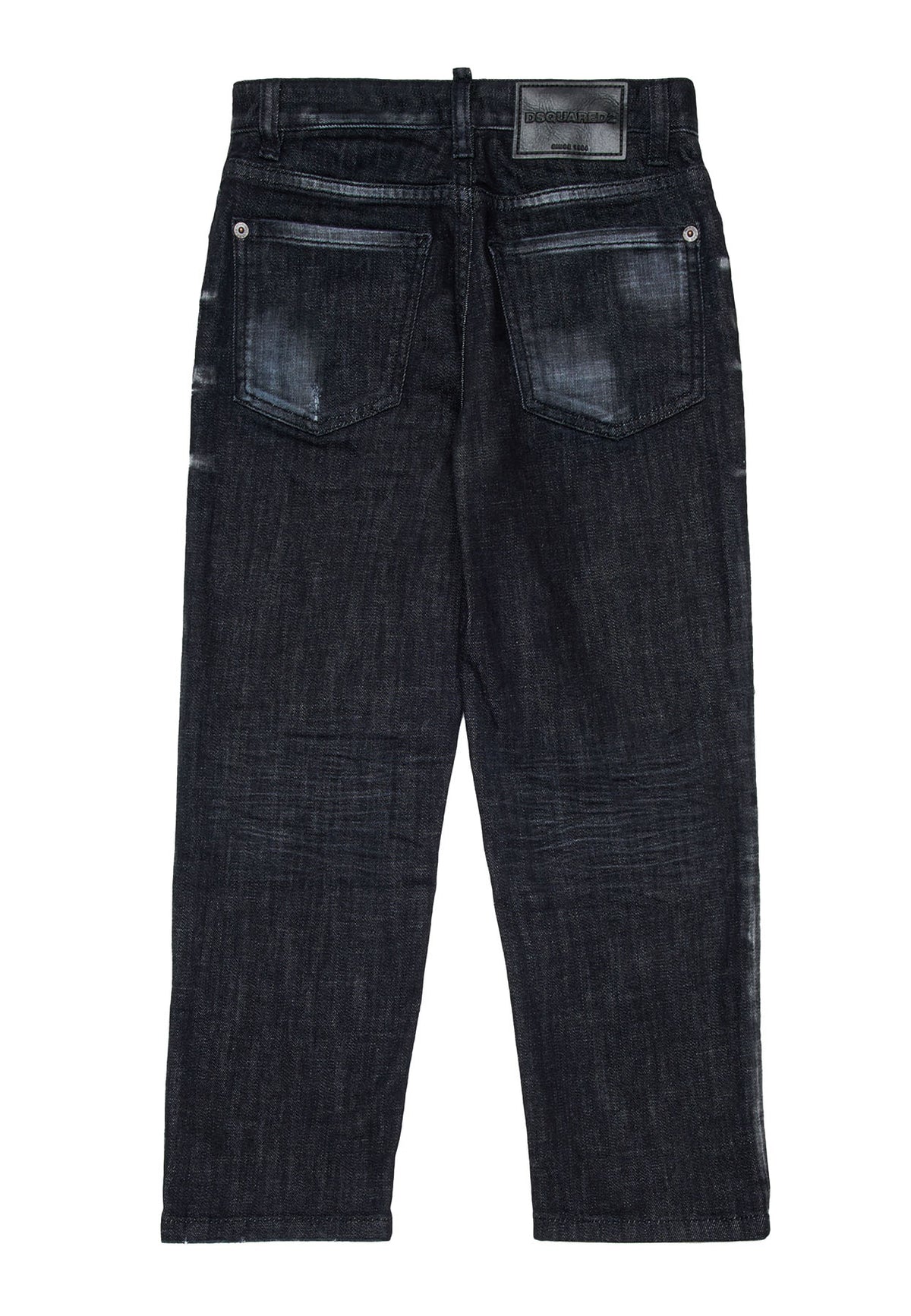 Jeans Boss 10 bambino Dsquared2 nero in denim | ViaMonte Shop