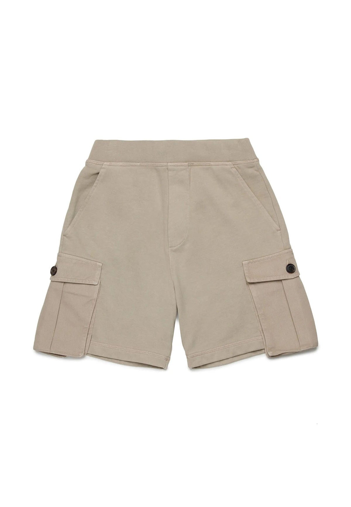 Bermuda bambino Dsquared2 beige in cotone | ViaMonte Shop