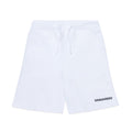 Bermuda bambino Dsquared2 bianco in cotone | ViaMonte Shop