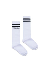 Calzini bambino Dsquared2 bianchi in cotone | ViaMonte Shop