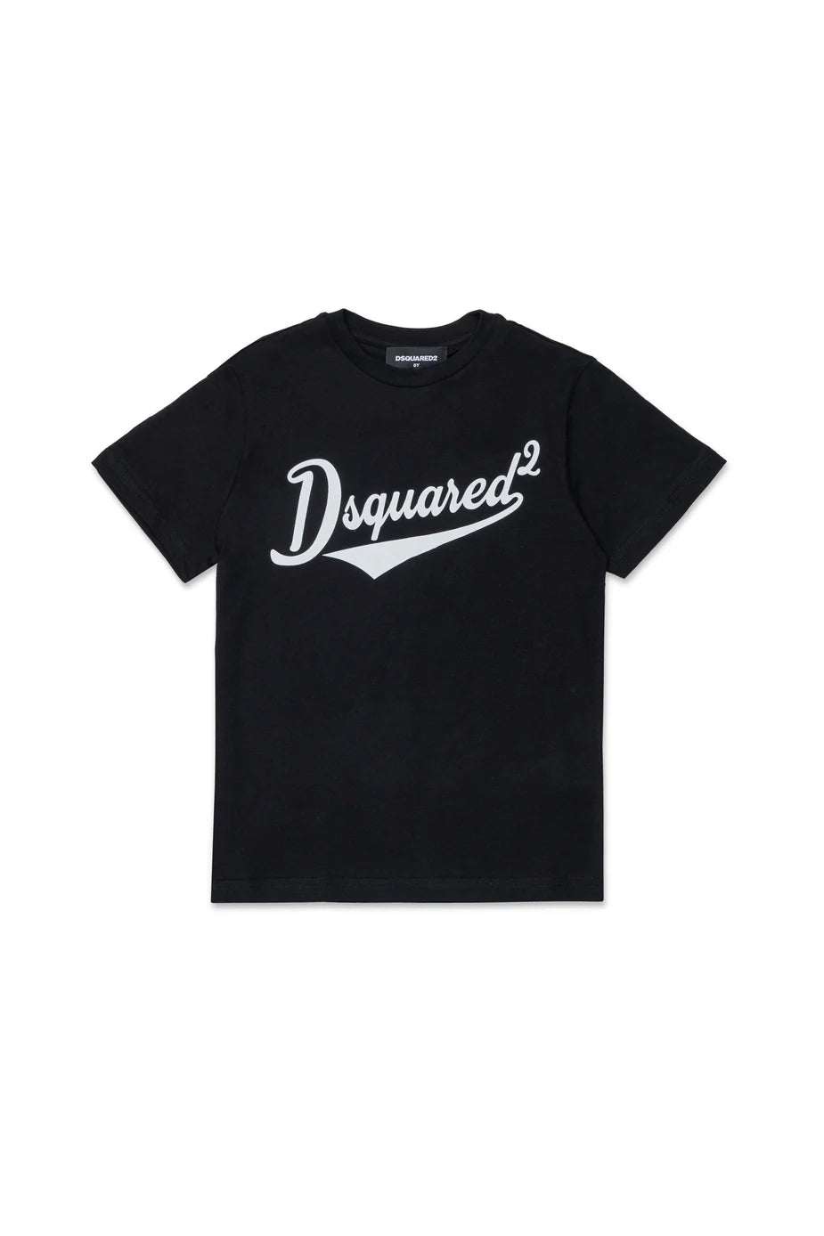T-shirt bambino Dsquared2 nera in cotone | ViaMonte Shop