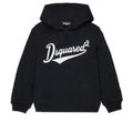 Felpa bambino Dsquared2 nera in cotone | ViaMonte Shop
