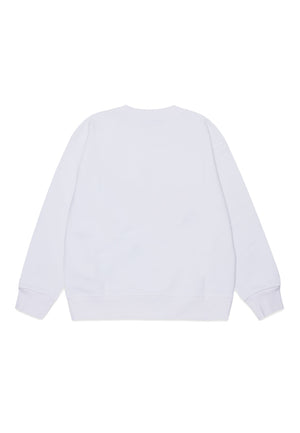 Felpa bambino Dsquared2 bianca in cotone | ViaMonte Shop