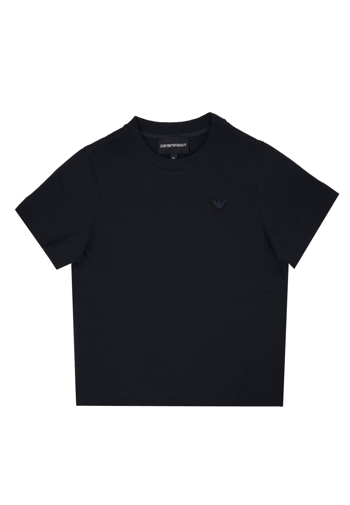 T-shirt bambino Emporio Armani blu navy in cotone | ViaMonte Shop