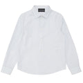 Camicia bambino Emporio Armani bianca a righe in cotone | ViaMonte Shop