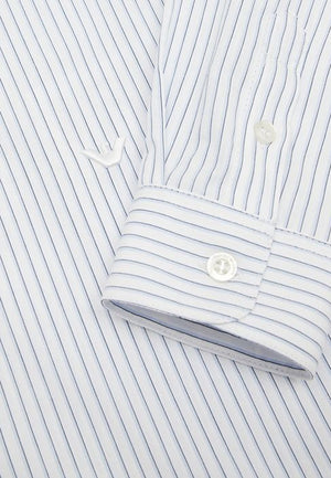 Camicia bambino Emporio Armani bianca a righe in cotone | ViaMonte Shop