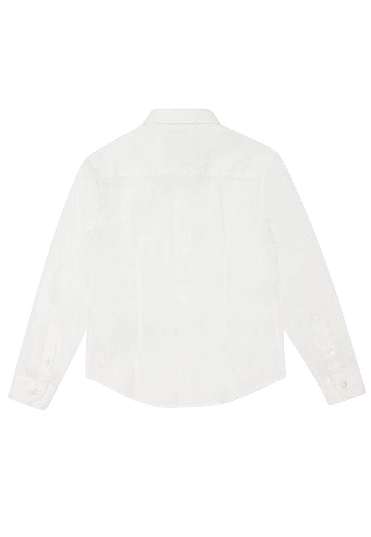 Camicia bambino Emporio Armani bianca in misto cotone | ViaMonte Shop