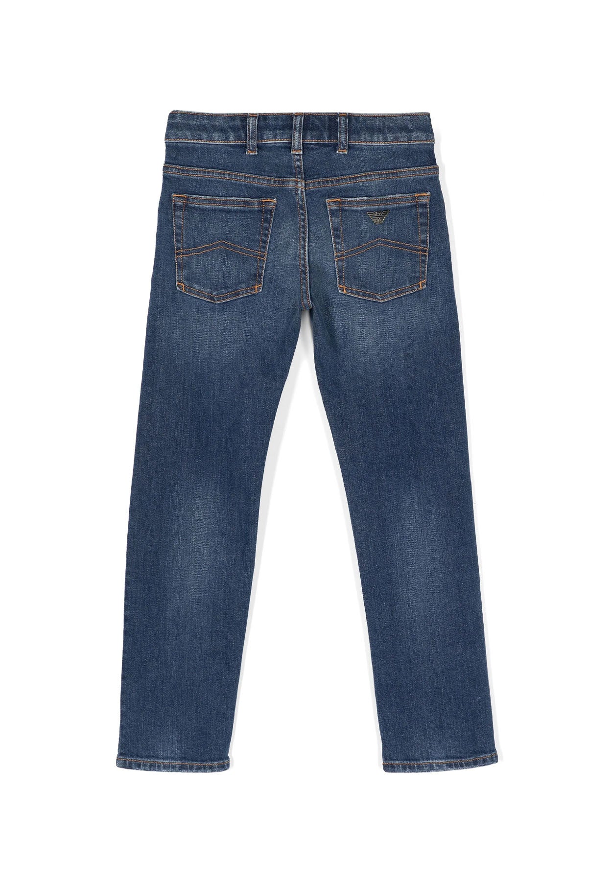 Jeans bambino Emporio Armani blu in denim | ViaMonte Shop