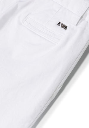 Pantalone bambino Emporio Armani bianco in cotone | ViaMonte Shop