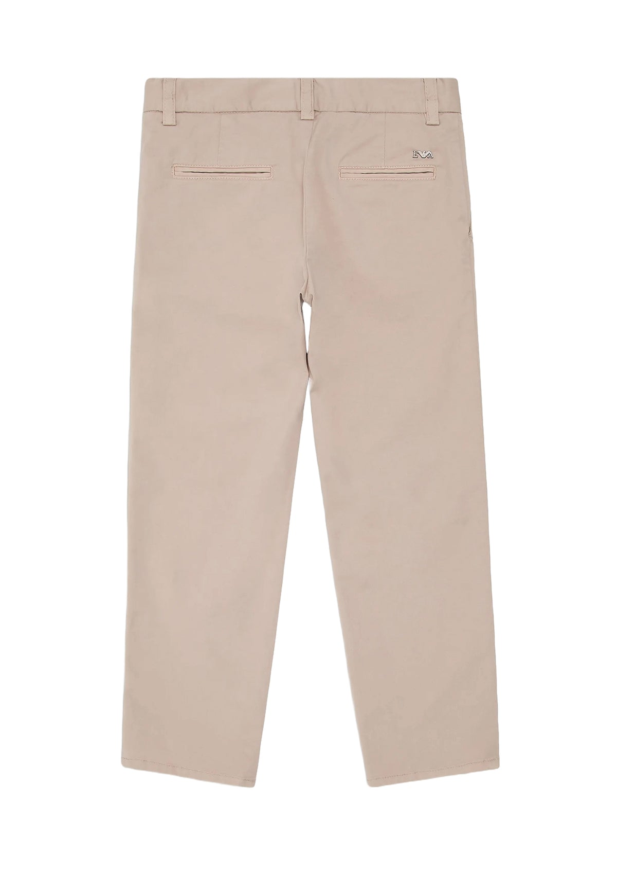 Pantalone bambino Emporio Armani beige in cotone | ViaMonte Shop