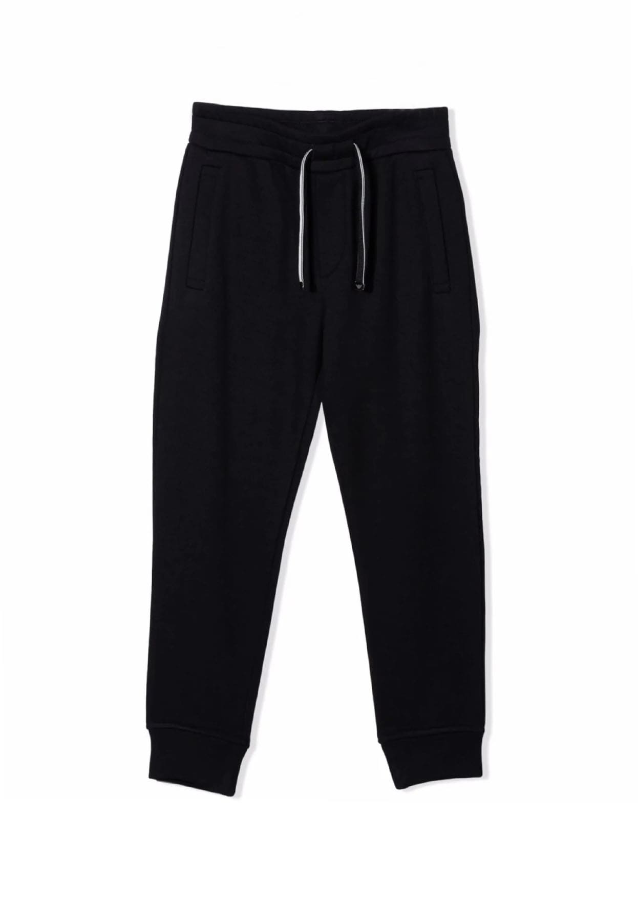Pantalone sportivo bambino Emporio Armani nero in modal | ViaMonte Shop