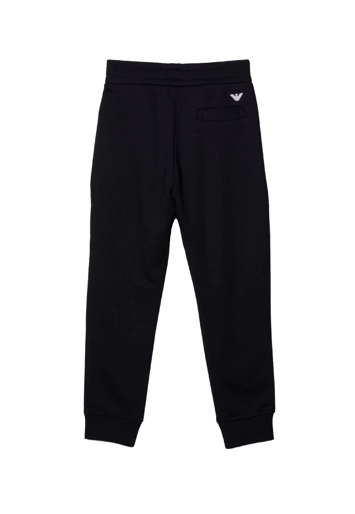 Pantalone sportivo bambino Emporio Armani nero in modal | ViaMonte Shop
