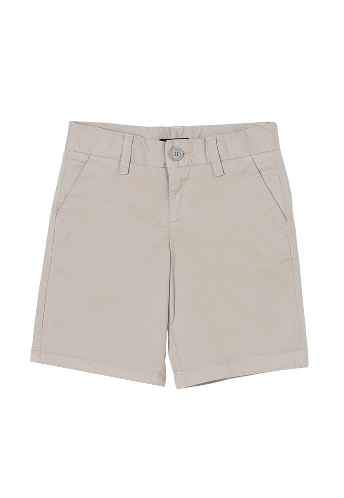 Bermuda bambino Emporio Armani beige in cotone | ViaMonte Shop