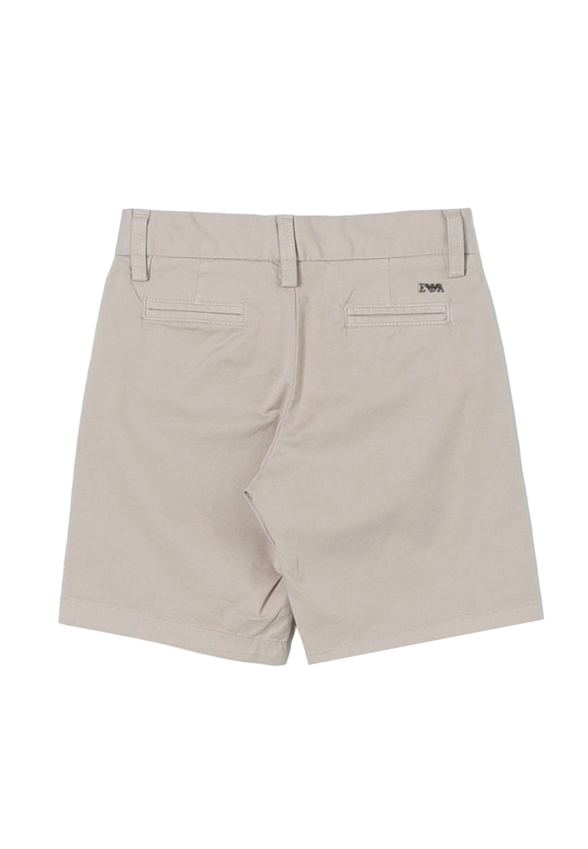 Bermuda bambino Emporio Armani beige in cotone | ViaMonte Shop