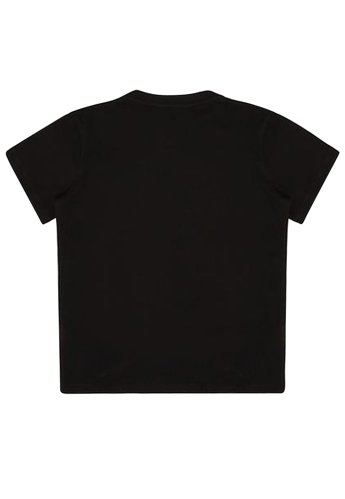 T-shirt bambino Emporio Armani nera in cotone | ViaMonte Shop